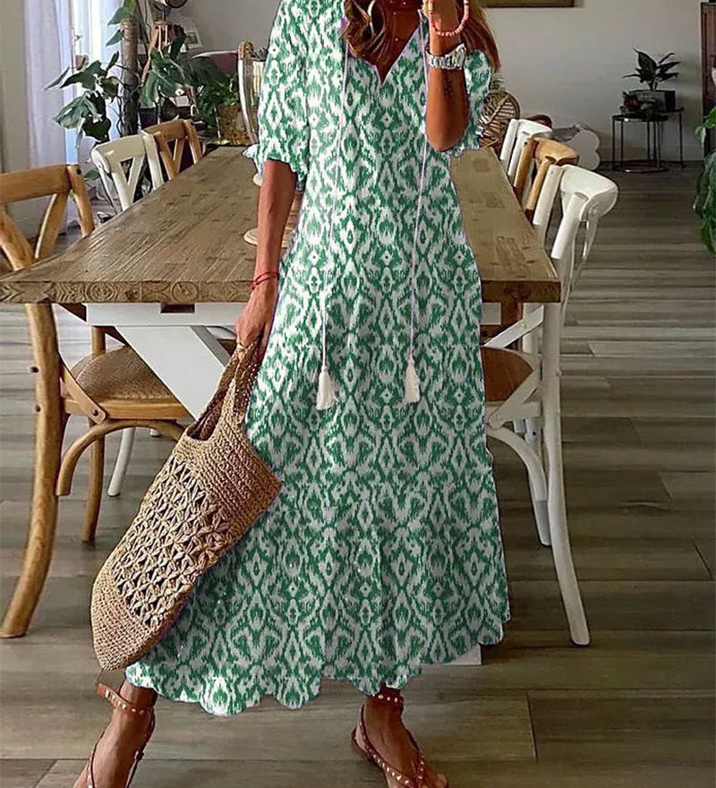 Michaela | Boho Tummy-Coverage Dress