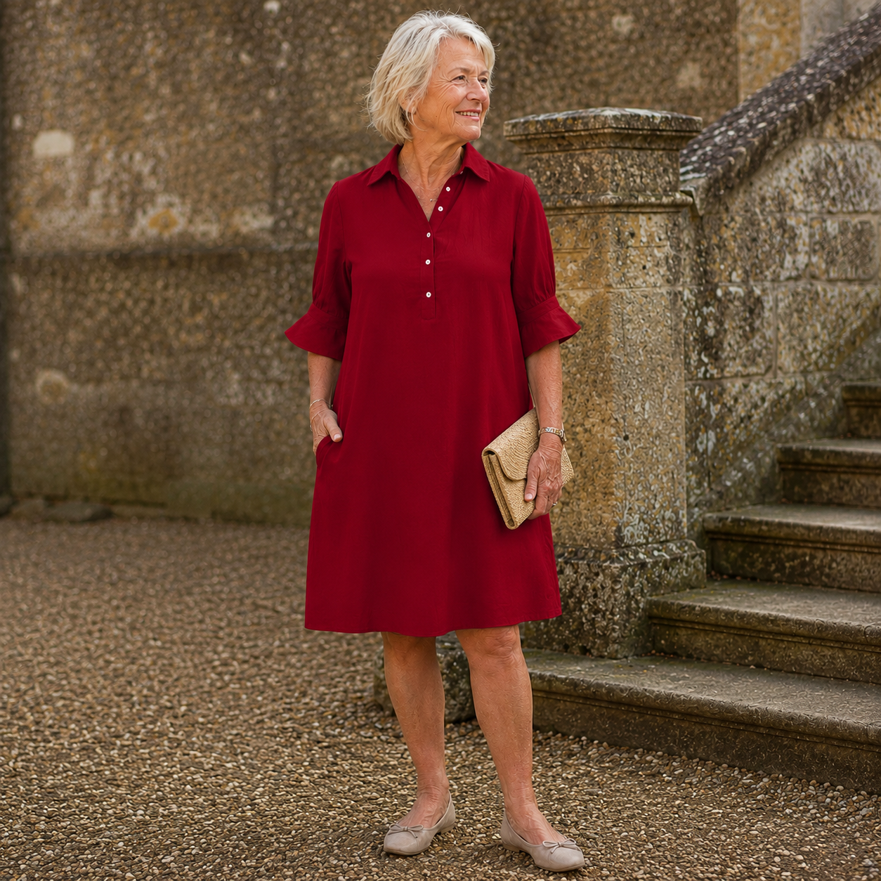 Elizabeth | Elegant Ruffle Dress