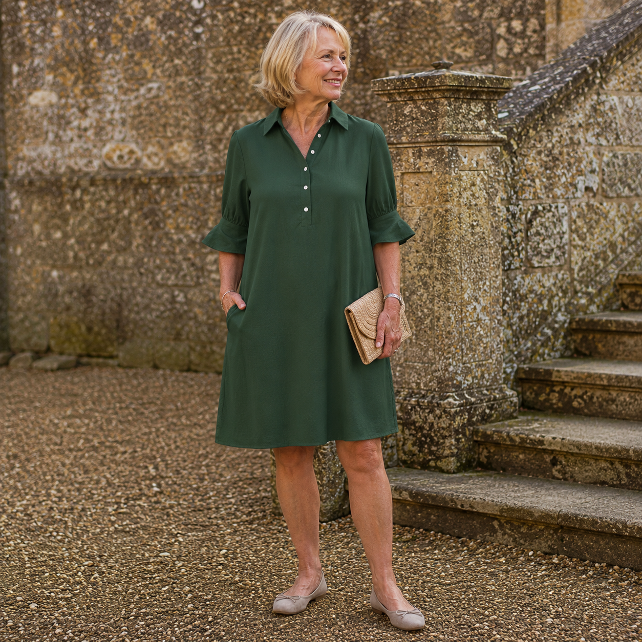 Elizabeth | Elegant Ruffle Dress