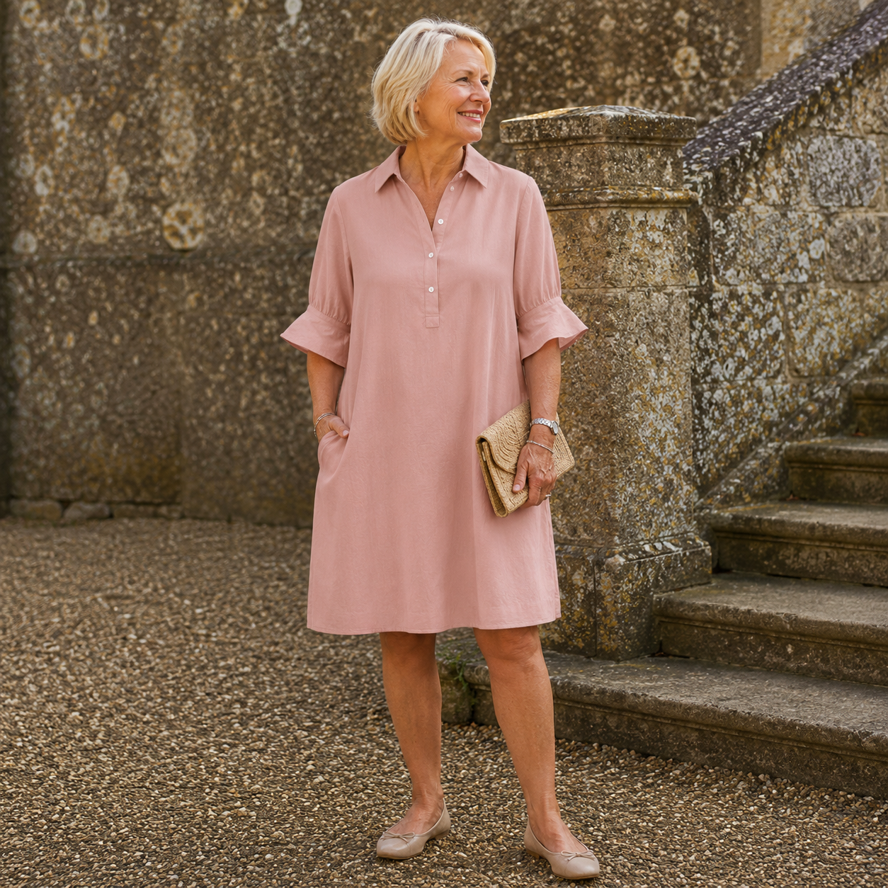 Elizabeth | Elegant Ruffle Dress