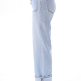 Vivienne | Super High-Waist Straight Ankle Jeans