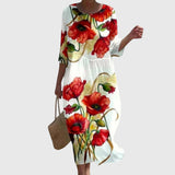 Hayley | Elegant Floral Maxi Dress