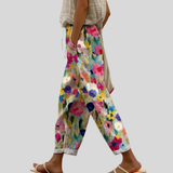 Fiora | Vivid Floral Pants