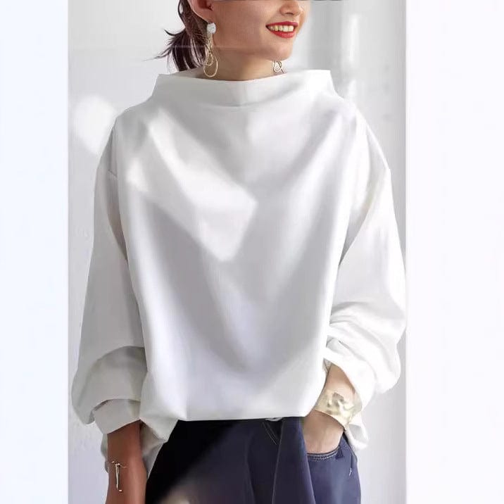 Lisa | Casual Sweater with Stand Collar