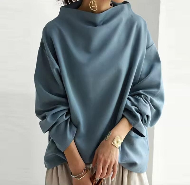 Lisa | Casual Sweater with Stand Collar