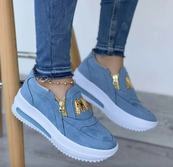 Ernestine | ZipStep™ Sneakers for Fashionable and Pain-Free Steps