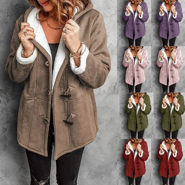 Margot | Hooded Wool-Blend Coat