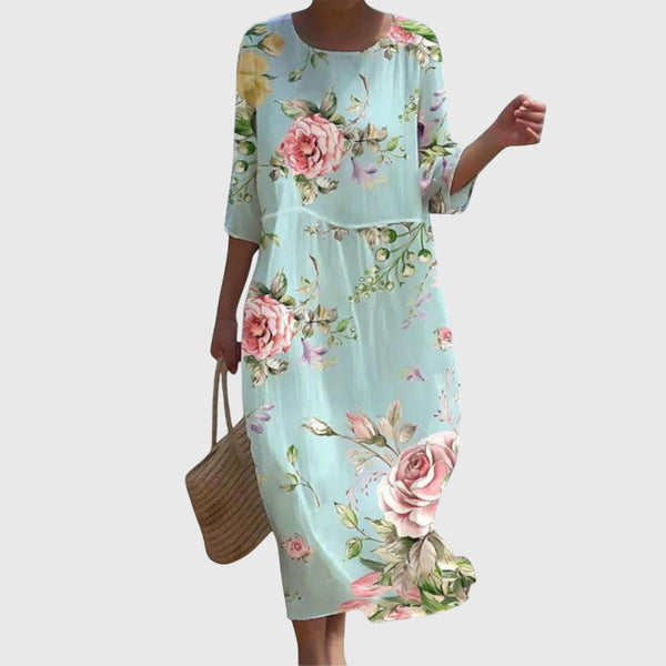 Hayley | Elegant Floral Maxi Dress