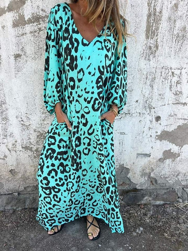 Jessa | Leopard Maxi Dress