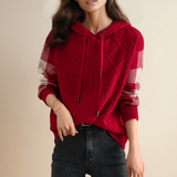 Emily | Cable-Knit Hoodie