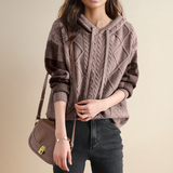 Emily | Cable-Knit Hoodie