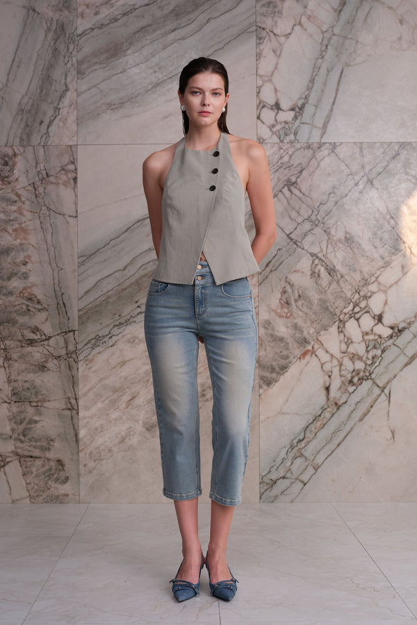Emeline | High-Waist Straight Jeans