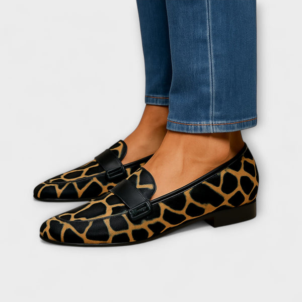 Clarice | Leopard Moccasins