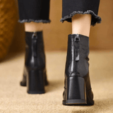 Vivienne | Luxurious Mid-Heel Ankle Boots