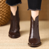Vivienne | Luxurious Mid-Heel Ankle Boots