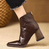 Vivienne | Luxurious Mid-Heel Ankle Boots