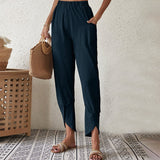 Essari | Slit-Hem Pants
